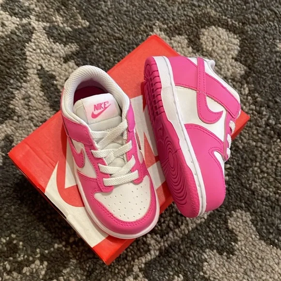 Nike Dunk Low Pink 7c - Picture 2 of 9